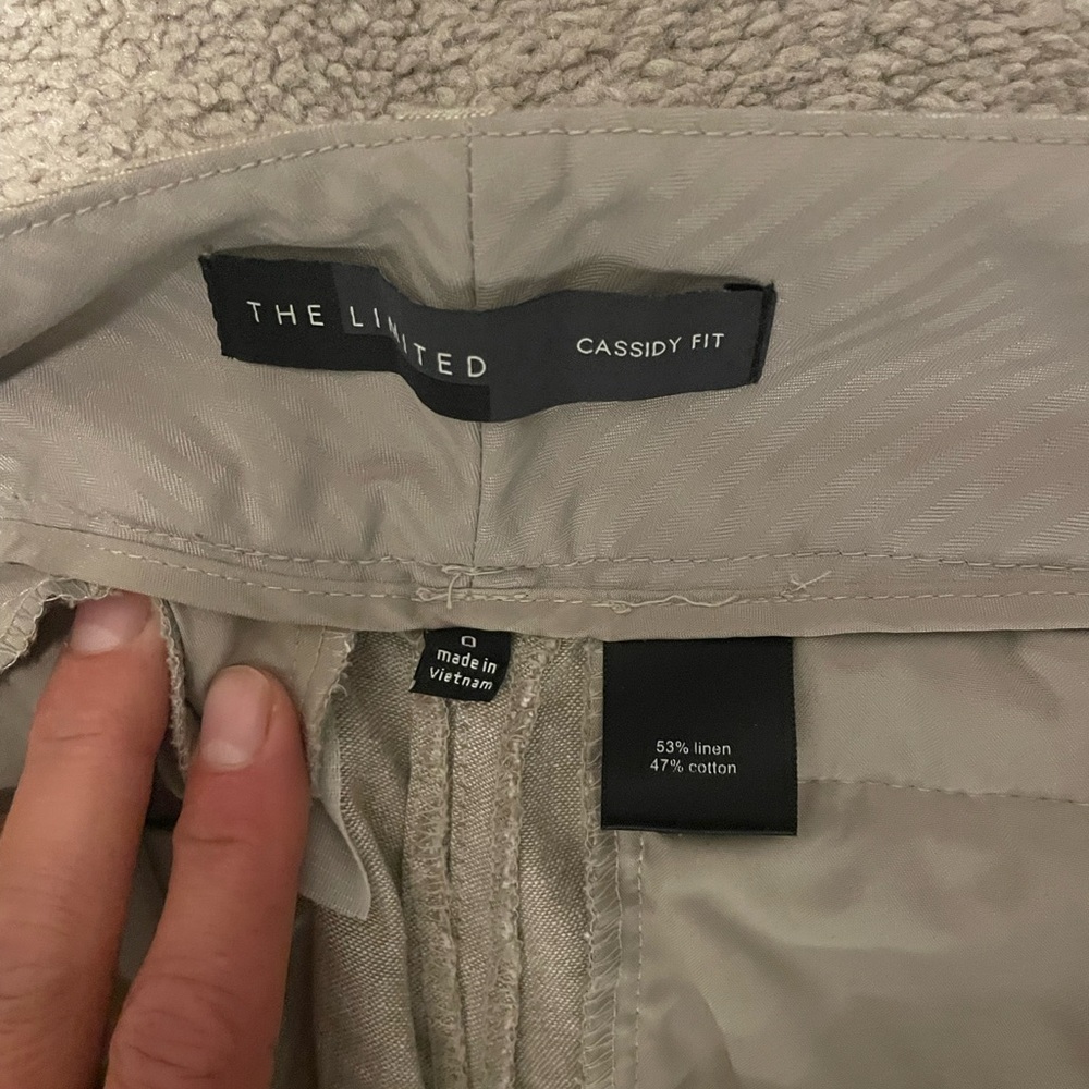 The Limited flare linen pant